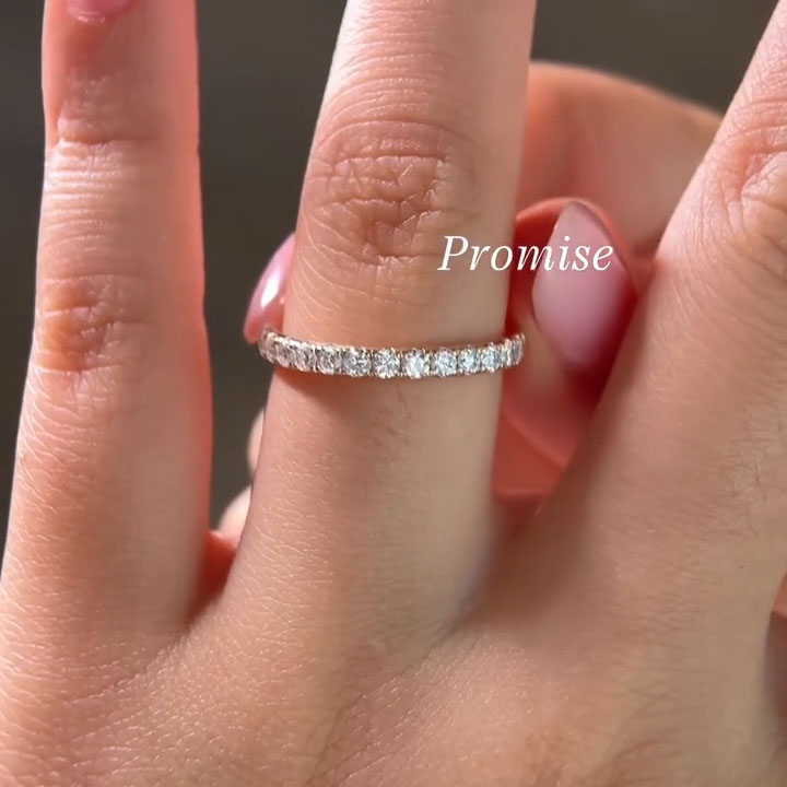 2.5ct Marquise-Cut Sapphire Stackable Engagement Ring