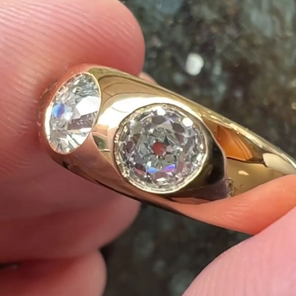 3.56 CTW Round Cut White Cubic Zirconia 925 Sterling Silver Ring