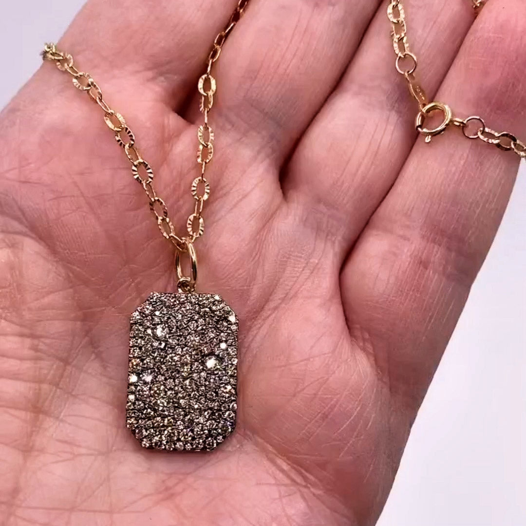 2.1 CTW Round Cut White Cubic Zirconia 925 Sterling Silver Pendant Necklace