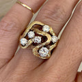 3.5 CTW Round Cut White Cubic Zirconia 925 Sterling Silver Ring