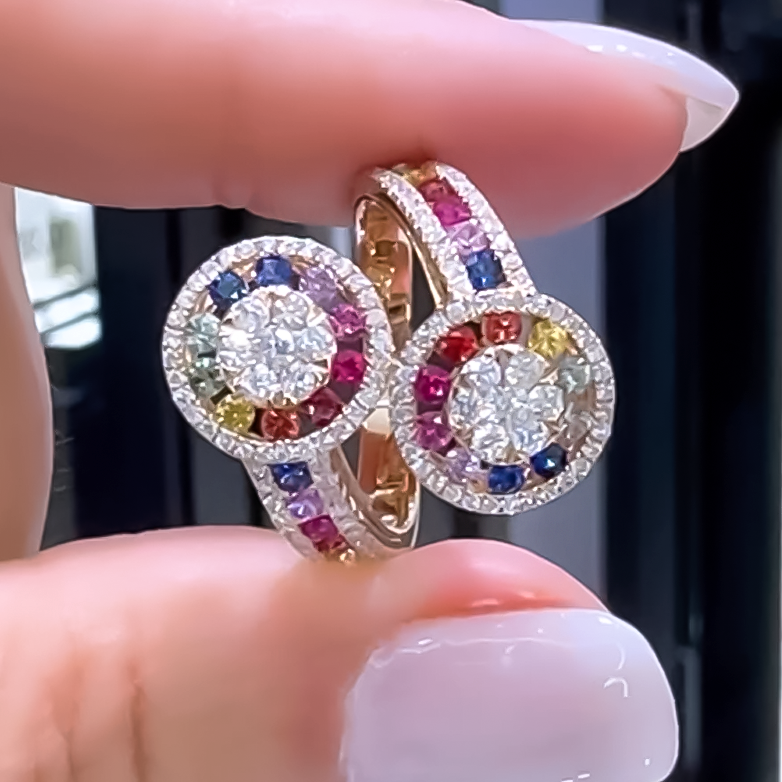 3 CTW Round Cut White Cubic Zirconia 925 Sterling Silver Stylish Ring