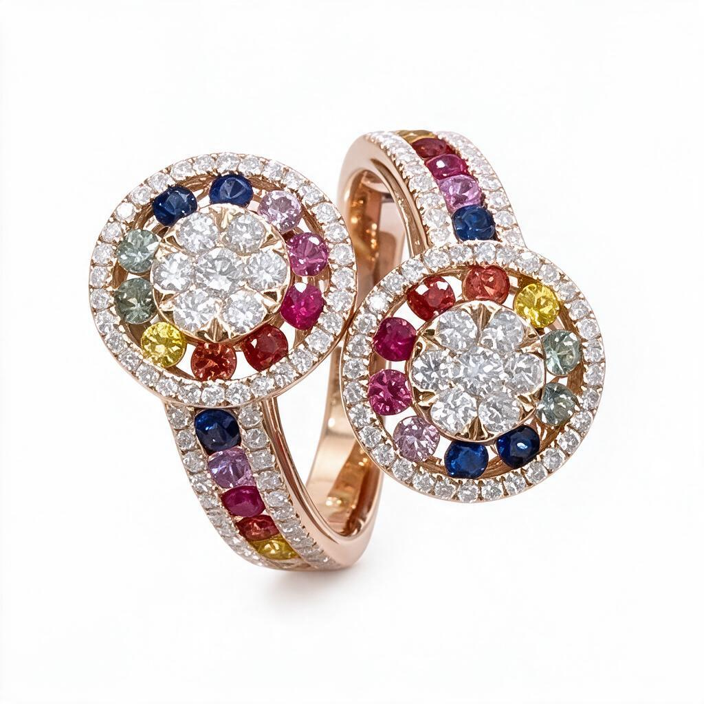 3 CTW Round Cut White Cubic Zirconia 925 Sterling Silver Stylish Ring